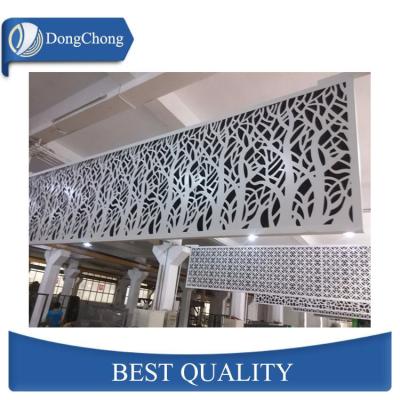 Beauty Pattern Aluminum Curtain Wall Exterior Perforated Facade Panel