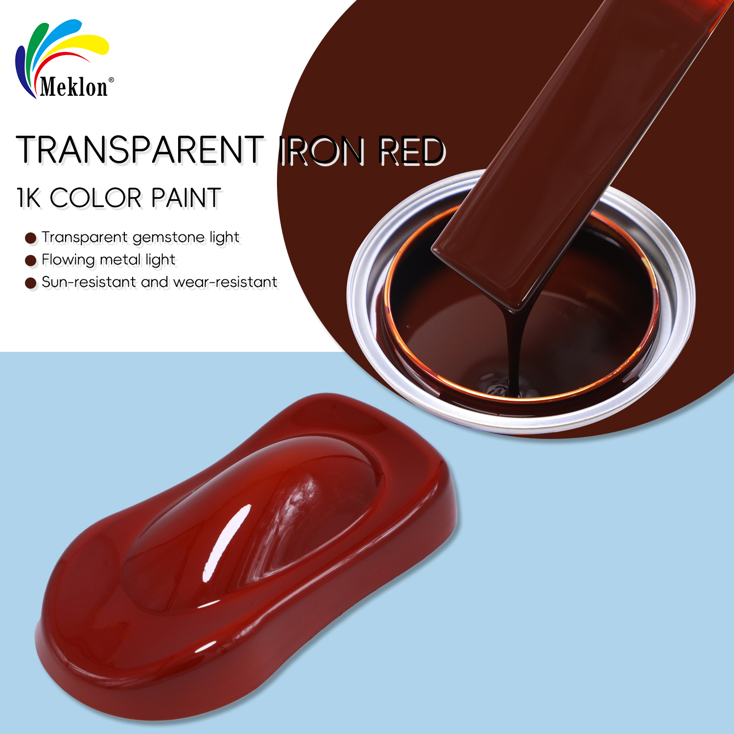 Fast Drying Solid Color Car Paint Auto Repair Raw Material Automotive Refinishing Paint