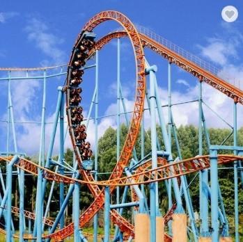 Customized Theme Park Roller Coaster Ride 16 Persons Capacity For Outdoor