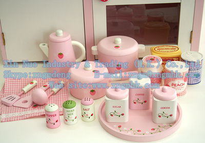 Wooden kitchen toys, wooden simulation kitchen, wooden package Kitchen Toys