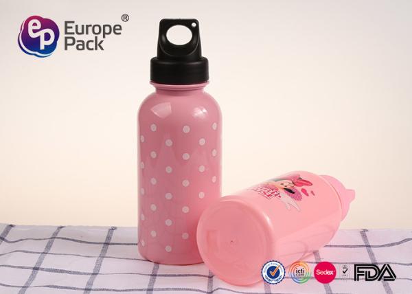 400Ml Cute Kids Plastic Water Bottles Reusable Environmentally Friendly
