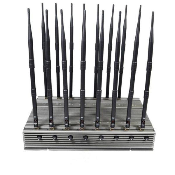 OEM 16 Bands Signal Blocker Cell Phone WIFI GPS VHF UHF Remote Control Signal Jammer