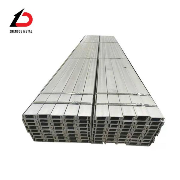 Mild Profiles Gi Galvanized En S235jr S275jr S355jr A36 Ss400 Purlin Structural C U Low Carbon Steel Channel