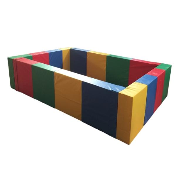 Soft Foam Toddler Gymnastics Equipment , Preschool Gym Equipment Customized Size Safe Solid