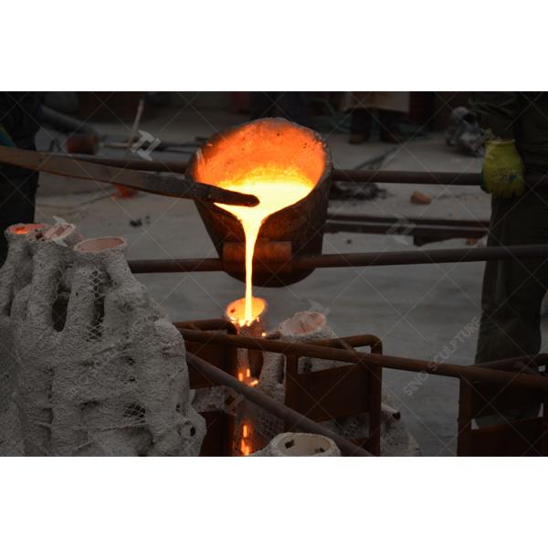 Fonderie de fonte de bronze au silicium Sculpture en bronze personnalisée pour les artistes