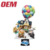 Customized 15cm  Scene Collection Toys With Base OEM PVC Classical Desk Decoration Figurines Made Plastic Models Factory