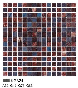 KG series glass mosaic for living room KG324
