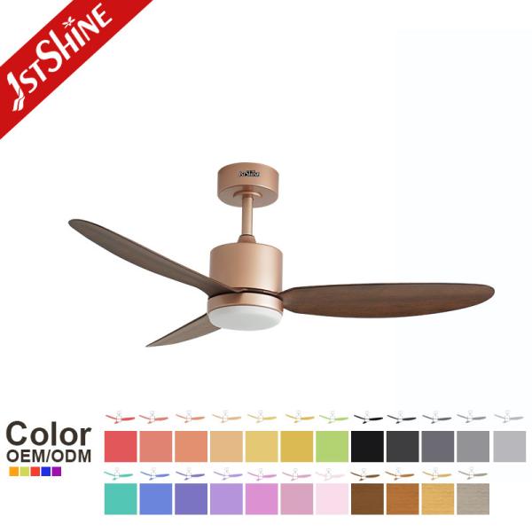 Economia de energia e ventilador de teto LED de 52 polegadas com controle remoto