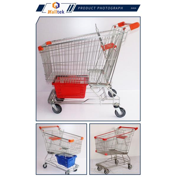 Розничный магазин 100L Азиатский стиль супермаркет Покупка тележка, Мини-супермаркет тележка