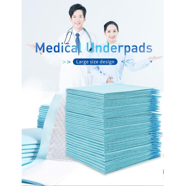100% хлопка и ПЕ спинной лист больницы одноразовый подкладка для инконтиненции постели подкладка