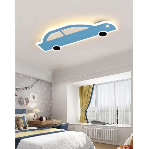 Мультипликационный светодиодный защитный прибор для защиты глаз Моделирование автомобиля Светодиодный потолок без ступеней Облегчение RGB Детская спальня