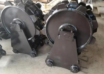 Skid Steer Trench Compactor Wheel , Cat Excavator Attachments Wheel