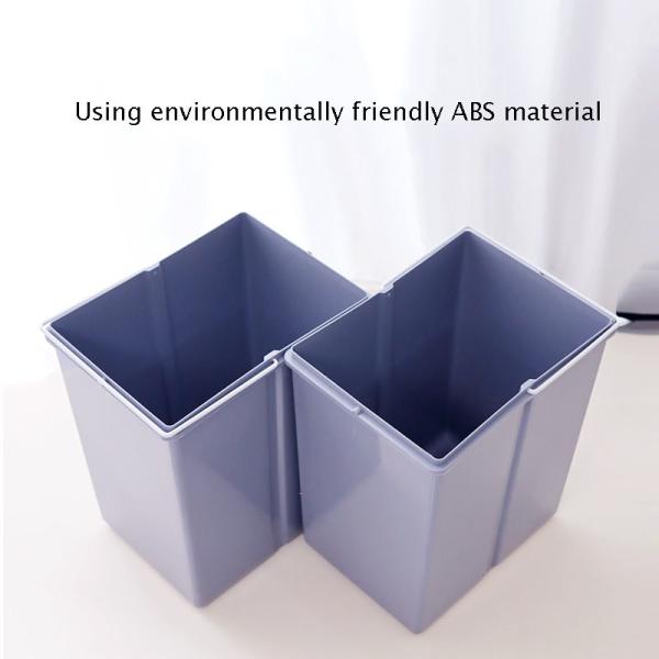 Pull Out Cabinet Rectangle Kitchen Waste Compost Bin Under Sink Waste Bin