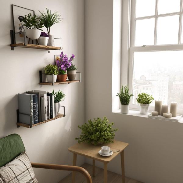 Estantes flotantes para paredes para dormitorios y baños