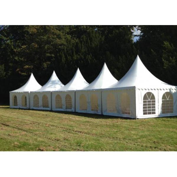6x6m Chinese Hat Gazebo Aluminum Pvc Pogoda Tent With Clear Span For Outdoor Event