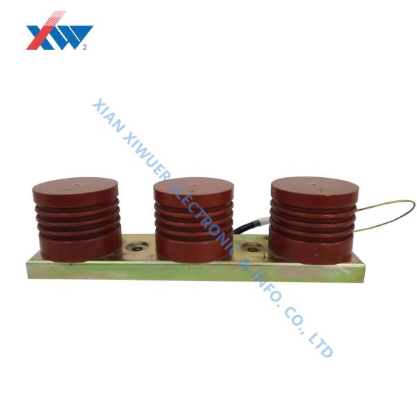Sensor de sequência zero de alta tensão de 10KV terminais de latão de divisor capacitivo de fase única com / sem chumbo