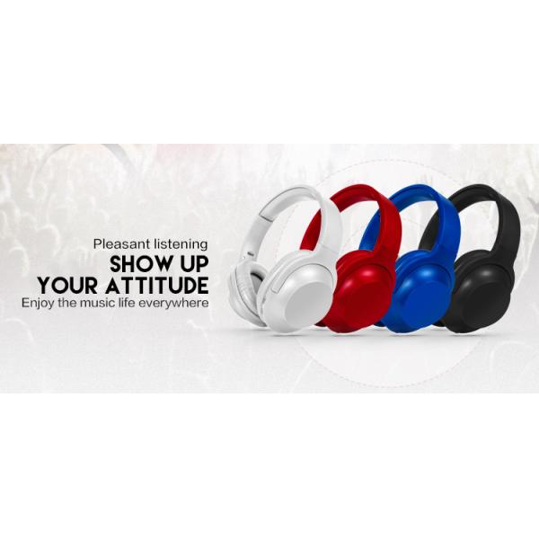 40mm Wireless Bluetooth Headphones HD Stereo Sound Over Ear Deep Bass Headest