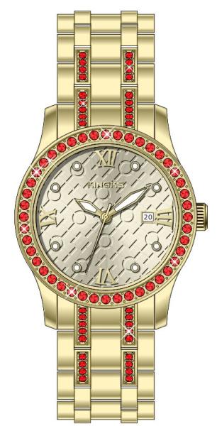Diamond on bezel 30.0mm round all stainless steel watches for ladies ,ladies jewelry watch