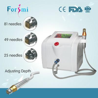 0.3-3mm(Adjustable) fractional rf microneedle skin tightening face lifting machine
