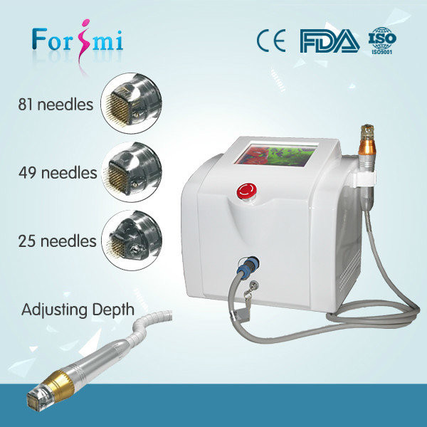 microneedle RF machine derma rolling similar skin peeling
