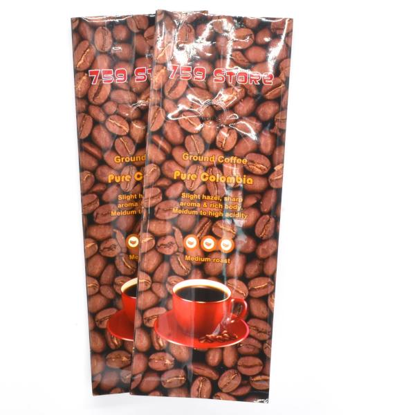 PET Aluminum Foil Resealable Coffee Bags For Grinding Coffee