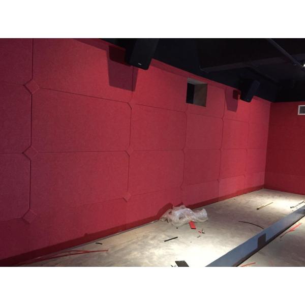 Панели дружелюбного полиэфирного волокна Эко акустические, ЛЮБИМЕЦ 100% повторно используют доску ядровой абсорбции штапеля