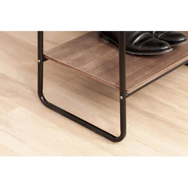 Bedroom Modern Wardrobe Cabinet Wooden Cloth Stand rack 4 Tier