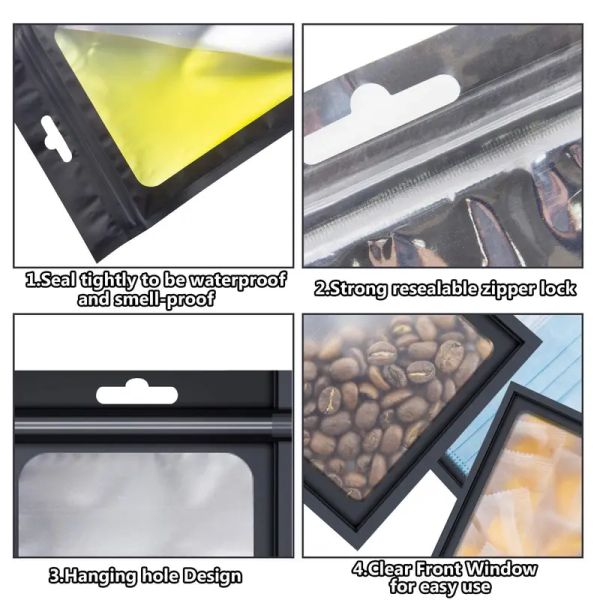 Premium Quality Easy Use Recyclable Food Valve Packing Bag Mylar Foil Pack Pouch for Candy Snack Nut