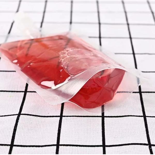 Suporte plástico do composto do produto comestível acima do saco líquido impresso feito sob encomenda da bebida da cerveja do malote do bico