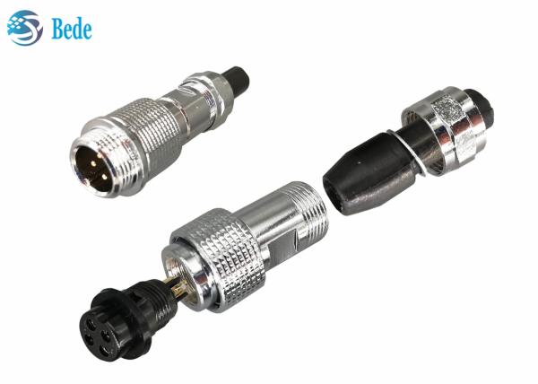 Cabo IP68 impermeável da aviação GX16 para cabografar o acoplamento do Pin do estilo 2~10 do conector