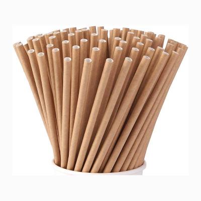 Palhas biodegradáveis de madeira de papel do chá da bolha recicláveis para a bebida fria
