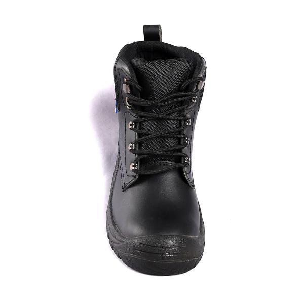 Nubuck Cow Leather Waterproof Safety Work Boots with Nylon Gusset Tongue