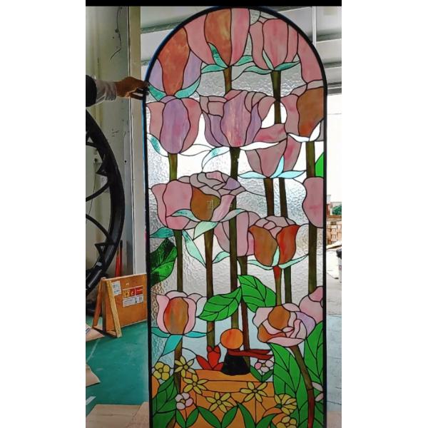 Стеклянные окна цветные декоративное стекло OEM ODM для строительства стены крыши церкви и двери