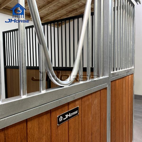 Customized Safe Design Bamboo Horse Stable Front With Socializing Window