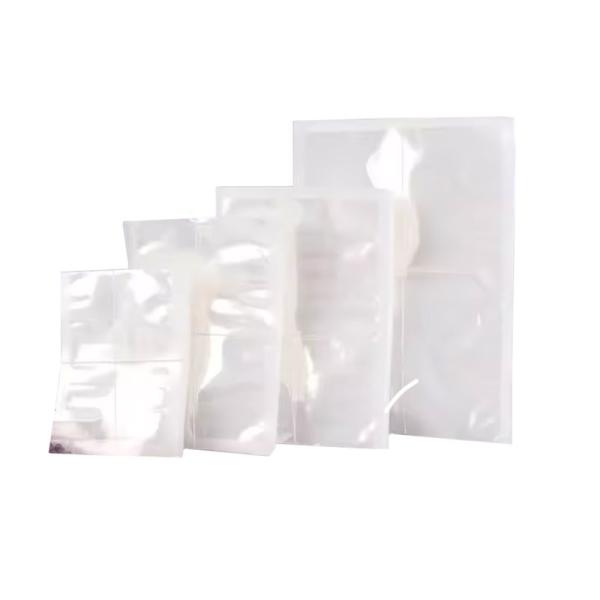 Pa 7 camadas Co extrusão vácuo plástico brilhante filme de manga rolha de colocar plano embalagem saco de tubo sacos de vácuo para alimentos