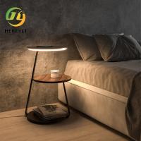 Quarto de carregamento sem fio Sofa Bedside Table Integrated Lamp da lâmpada de assoalho da sala de visitas