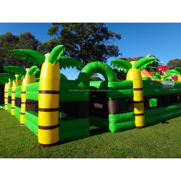 Big Balls Inflatable Wipeout Course Customized Obstacle Course Equipment for Adults