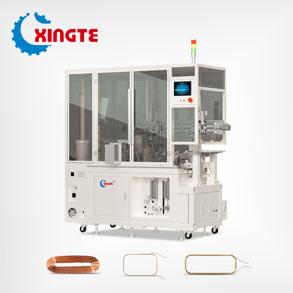 Fully automatic winding machine with high-precision winding, automatic lead bending & wire cutting, and 18-axis servo motors for seamless production