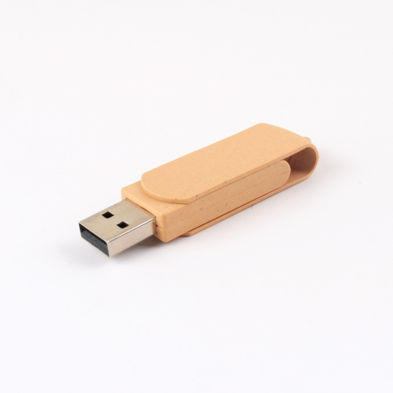 Солома и пластиковая внезапная память Usb 3,0 годных для повторного использования материалов приводов 128gb