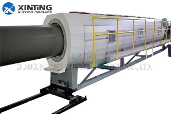 Double Screw Pvc Pipe Manufacturing Machine , Plastic Pipe Production Line