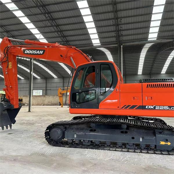 21500kg 22Ton Used Doosan Excavators Secondhand Doosan Dx225