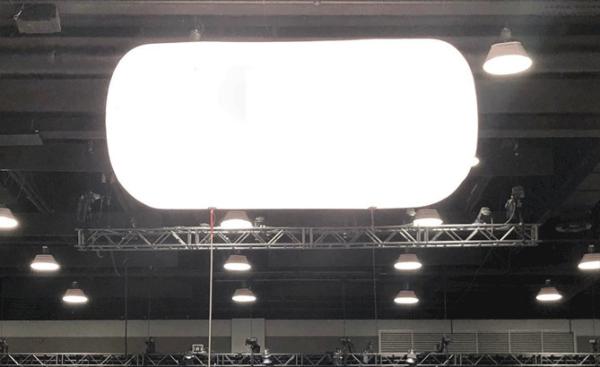 Balão de luz de filme LED inflável personalizável para fotografia Iluminação de produção de filme
