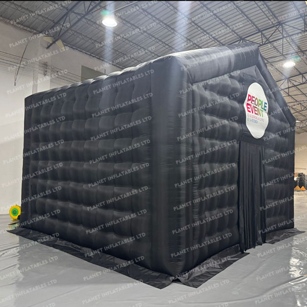 Black Portable Inflatable Advertising Disco Lighting Inflatable Nightclub Inflatable Tent for Party