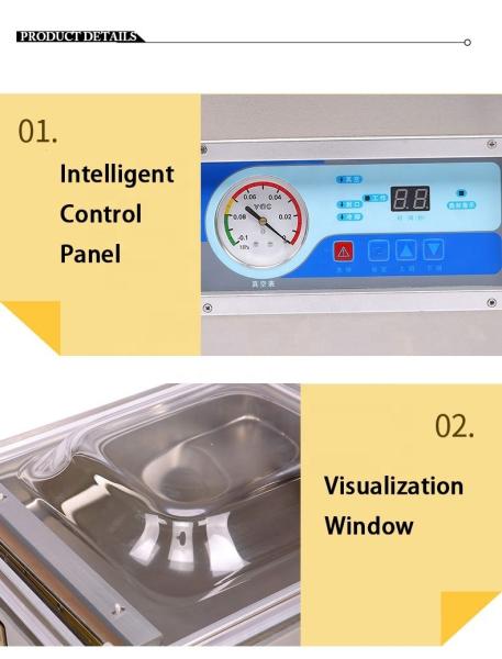 Automated Food Vacuum Packing Machine Meat Fish And Chicken DZ-260 Chamber Vacuum Sealer