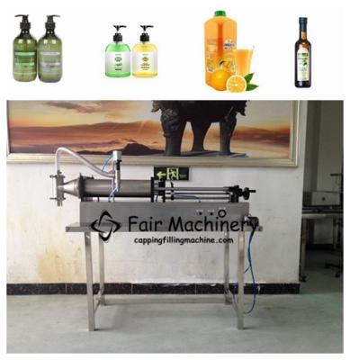 Máquina de enchimento do champô do PBF 0.1m3/min horizontal para a pasta líquida 5000ml