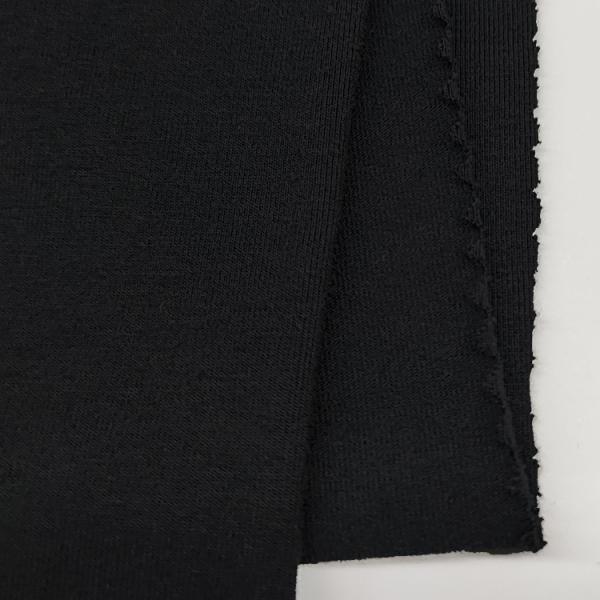 Custom Black Organic Cotton Modal Kids Knit Single Jersey Fabric for Baby Bibs T Shirts