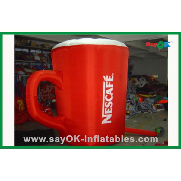 Taza de café inflable de la publicidad al aire libre para la venta