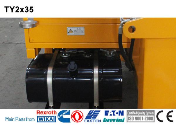 Equipo de cuerda de la línea de transmisión Tipo de tira 2x35KN Tensión del cable eléctrico