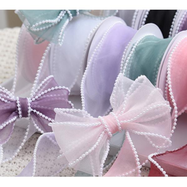 Лента обруча подарка Organza аксессуаров DIY для украшения цветка