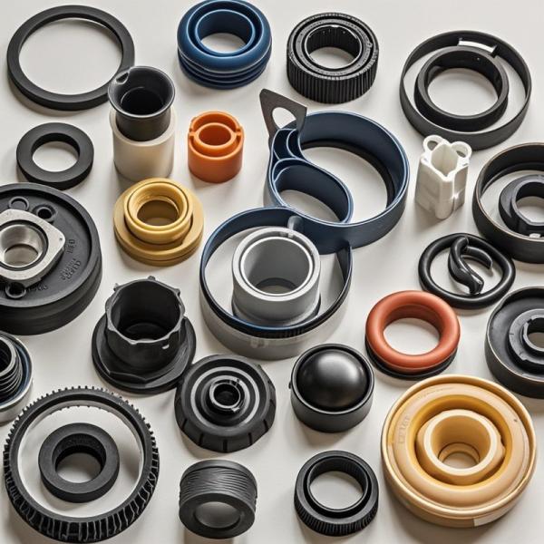 Abrasion Chemical And Compression Resistance Rubber Moldings For Industrial Equipment